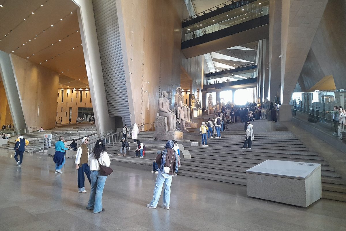 Grand Egyptian Museum atrium