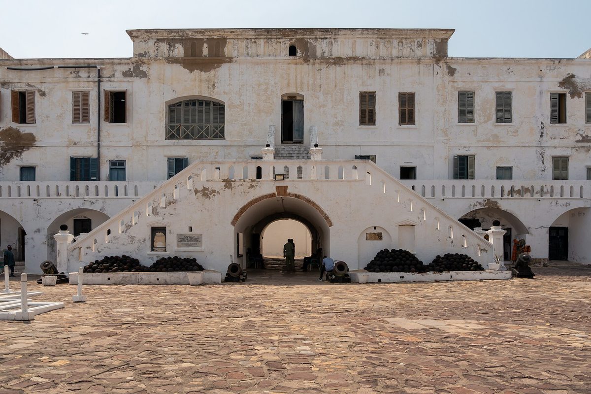 Cape Coast Castle courtyard